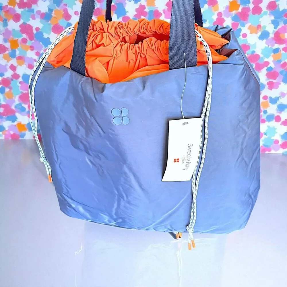 Sweaty Betty Colour Pop Gym Bag In Oxford Blue NWT